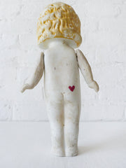 Little Miss Heart Wave - Vintage Japanese Bisque Doll