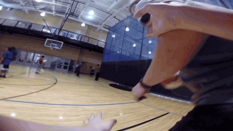 Basketball and GoPro Camera Chest Mount