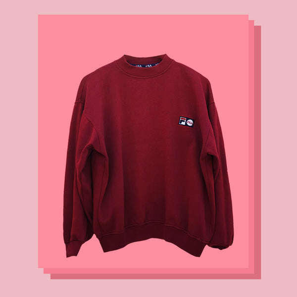 fila pink sweater