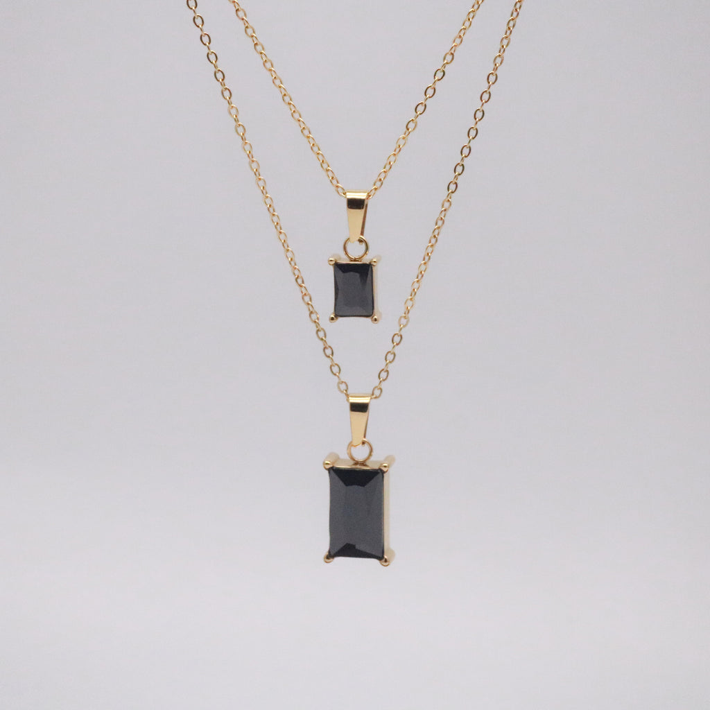 black onyx necklace