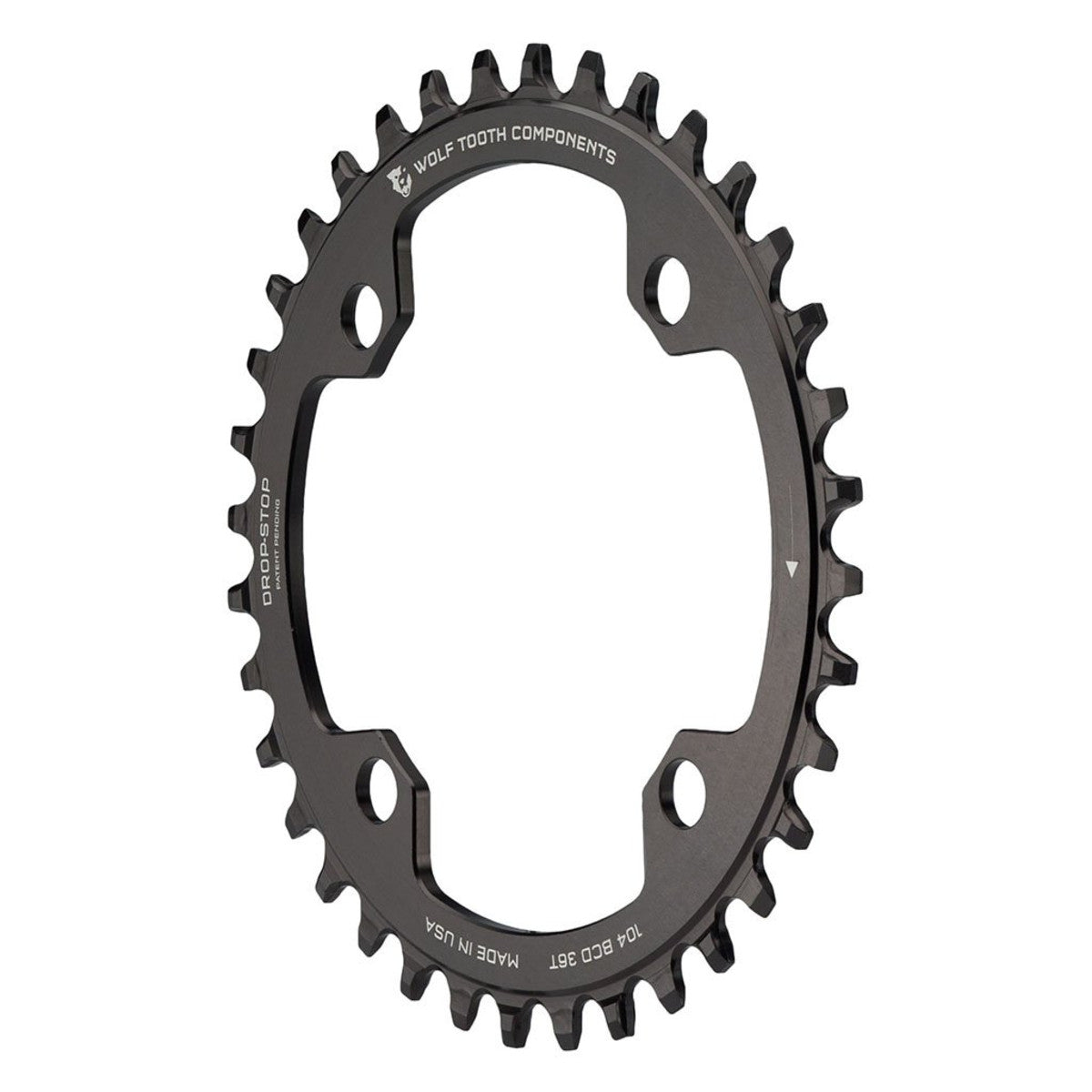 メール便指定可能 ウルフトゥース(Wolf Tooth) 104 BCD Chainrings