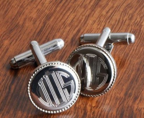 personalized cufflinks | 16 Best Man Gift Ideas from the Groom