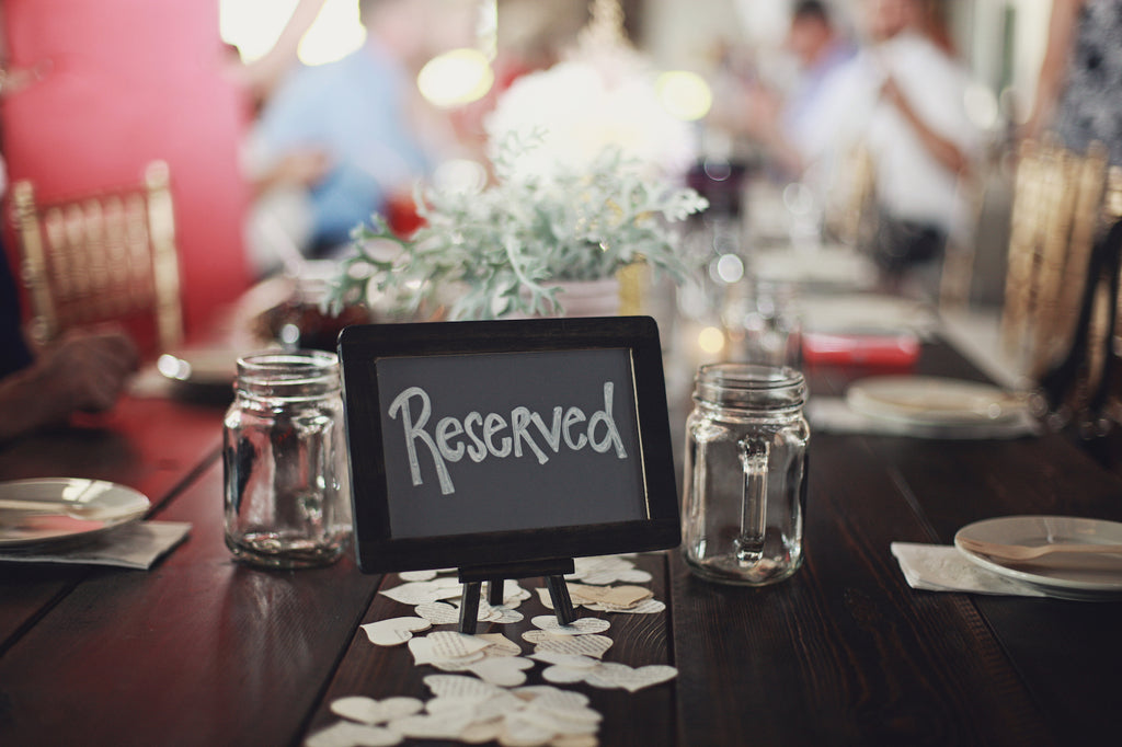 Table setting. | A Whimsical Gold and Pink Wedding Day