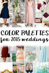 Wedding Colors for Spring 2015
