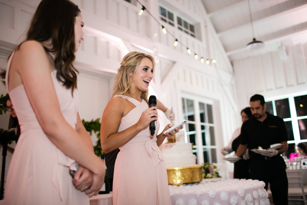 Maid of Honor's speech!