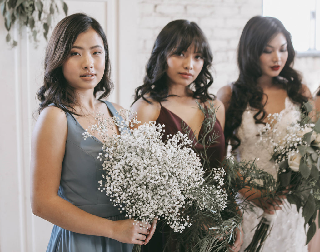 Bride Squad | Moody Styled Shoot | Kennedy Blue Dresses