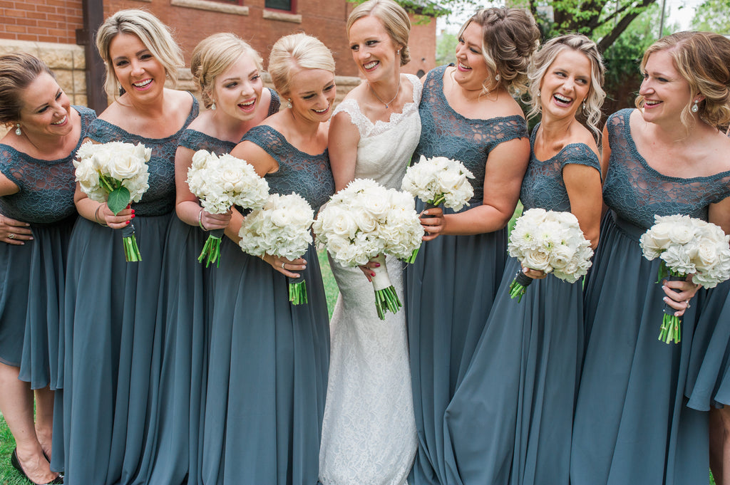 Navy Blue Kennedy Blue bridesmaid dresses