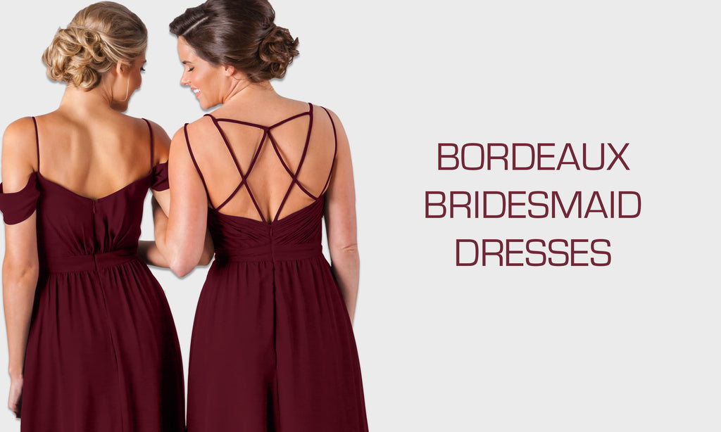16 Favorite Bordeaux Bridesmaid Dresses