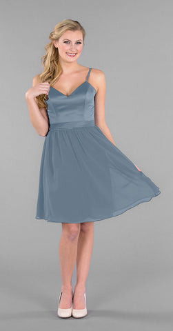 Kennedy Blue Blair Bridesmaid Dress Slate Blue