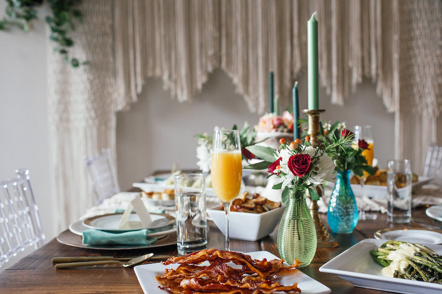 Brunch tablescape | Boho Styled Shoot