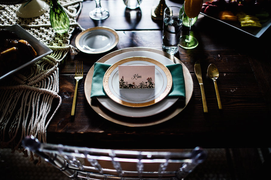 Bohemian Table Setting | Boho Styled Shoot