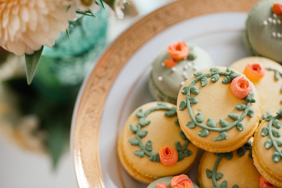 Beautifully Designed Cookies on display | Boho Styled Shoot