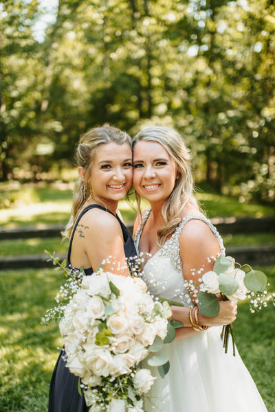 Bridesmaid and Bride