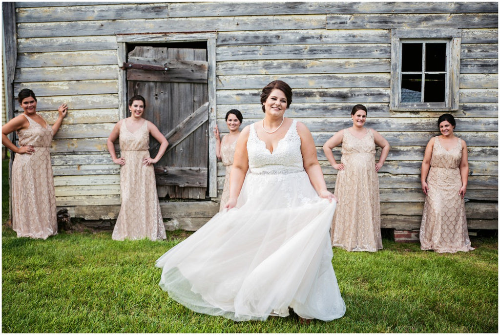  Rustic Bridal Shot | Katie and Joe's Kennedy Blue Wedding 