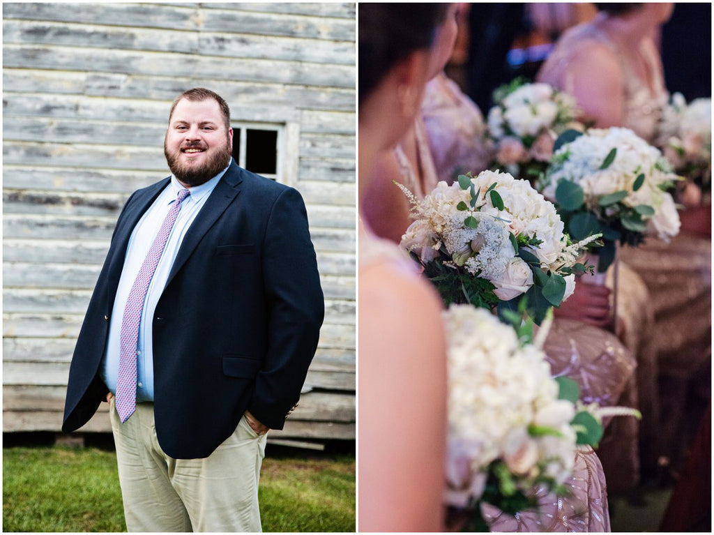 Katie and Jow wedding collage | Katie and Joe's Kennedy Blue Wedding 