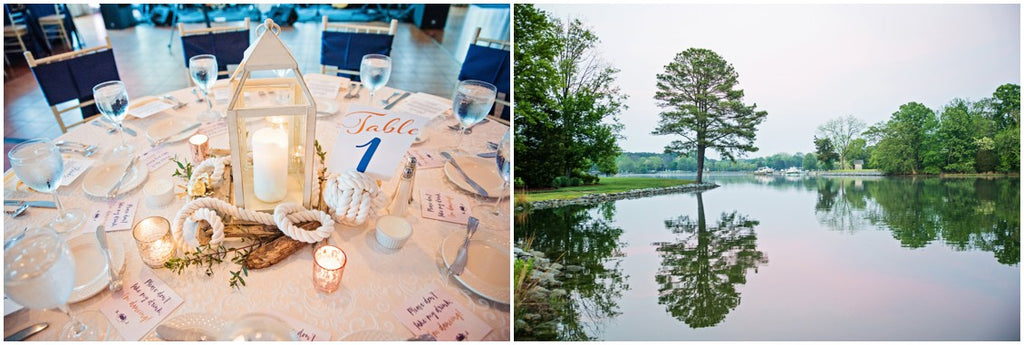  Wedding Venue and Table decor | Katie and Joe's Kennedy Blue Wedding 