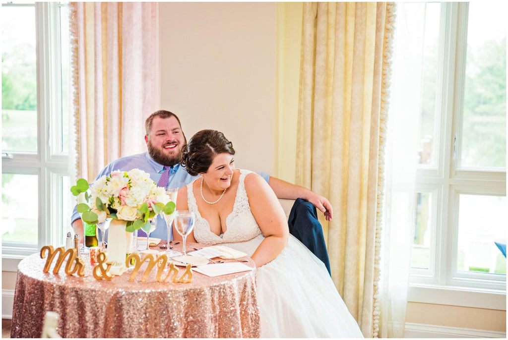 Sweetheart table | Katie and Joe's Kennedy Blue Wedding 