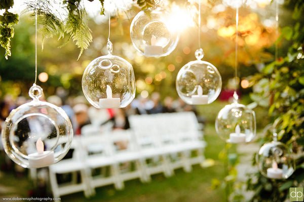 #12: Have lights or candles to brighten up the evening | 220 Outdoor Wedding Planning Tips You Need To Know