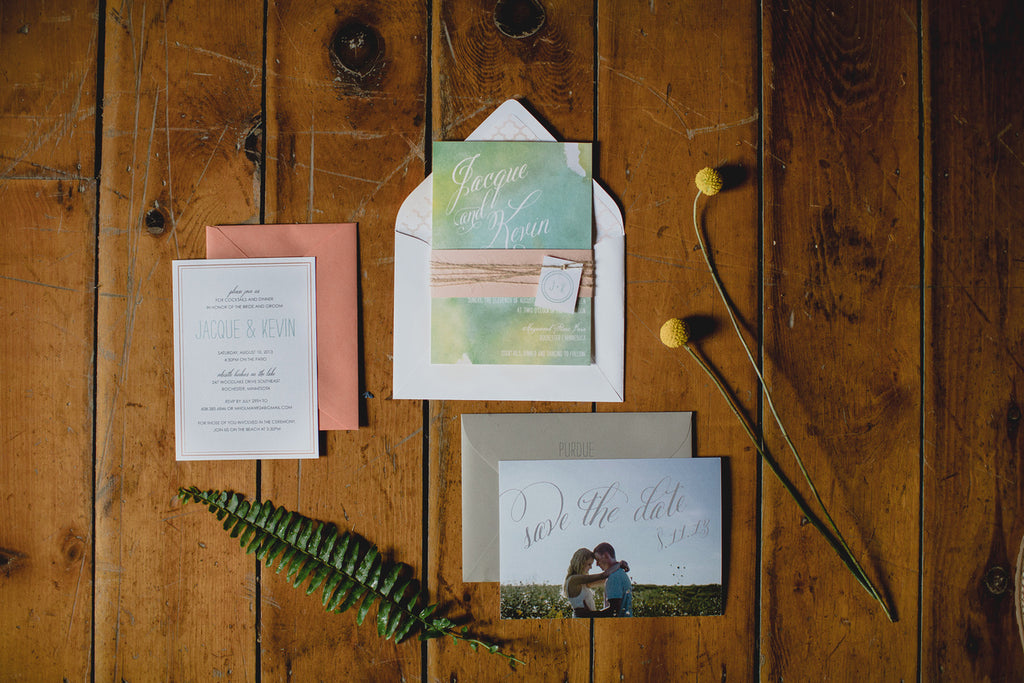 Rustic Invitations | A Barn Wedding So Gorgeous, You Have to See It to Believe It | www.KennedyBlue.com 