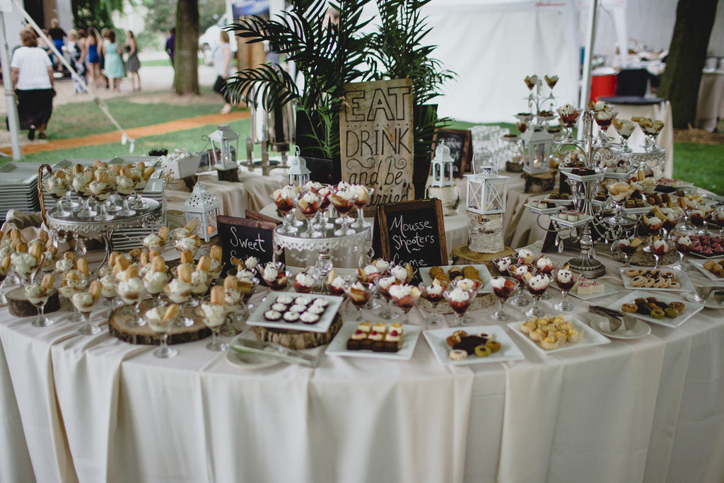The Dessert Table! | A Barn Wedding So Gorgeous, You Have to See It to Believe It | www.KennedyBlue.com 