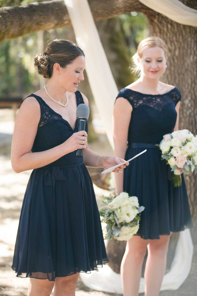 Lace-top bridesmaid dresses make a gorgeous statement!