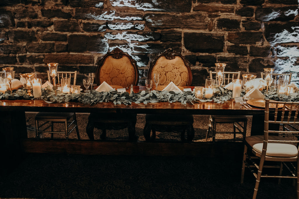 Sweetheart Table and Decor | Danielle and Steve's Wedding | Kennedy Blue