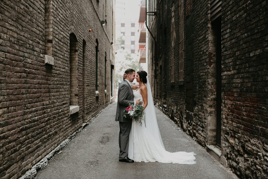 Bride and Groom Rustic First Look Photos | Danielle and Steve's Wedding | Kennedy Blue