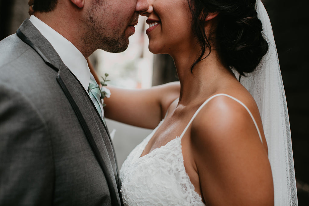 First Look Kiss | Danielle and Steve's Wedding | Kennedy Blue