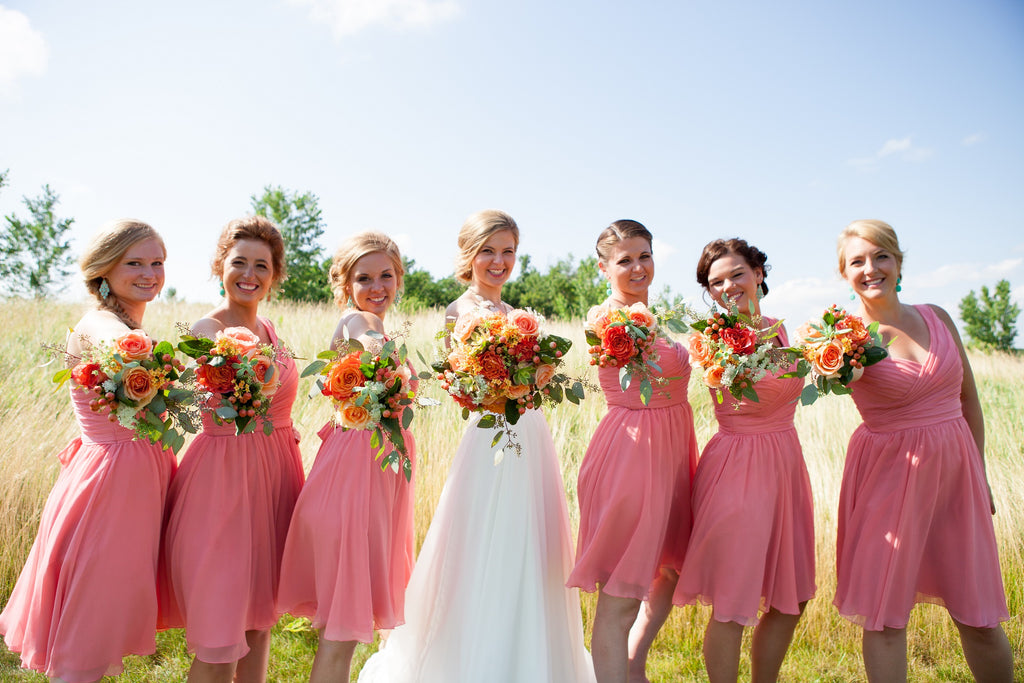 Kennedy Blue Coral Bridesmaid Dresses