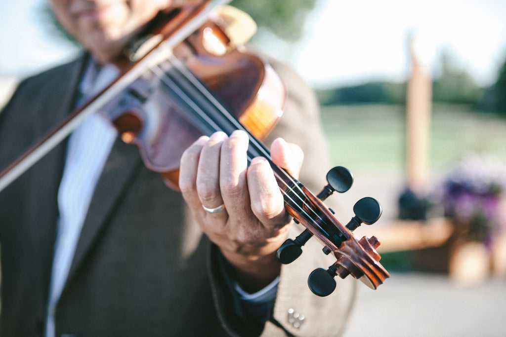 Live music at the ceremony! | An Outdoor Wedding That’s Simply Charming | Kennedy Blue