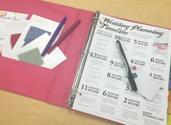 DIY Wedding Planning Binder