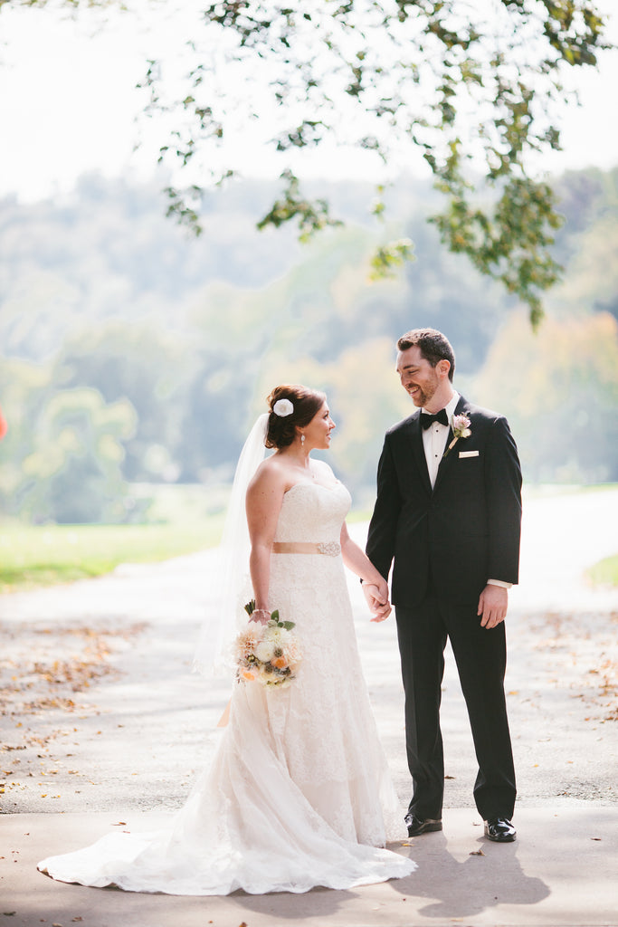 A Chic Purple and Gold Pittsburgh Wedding