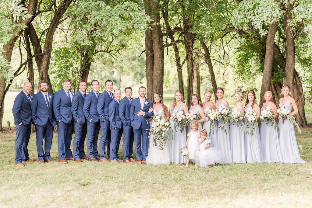 Kennedy blue bridesmaids 