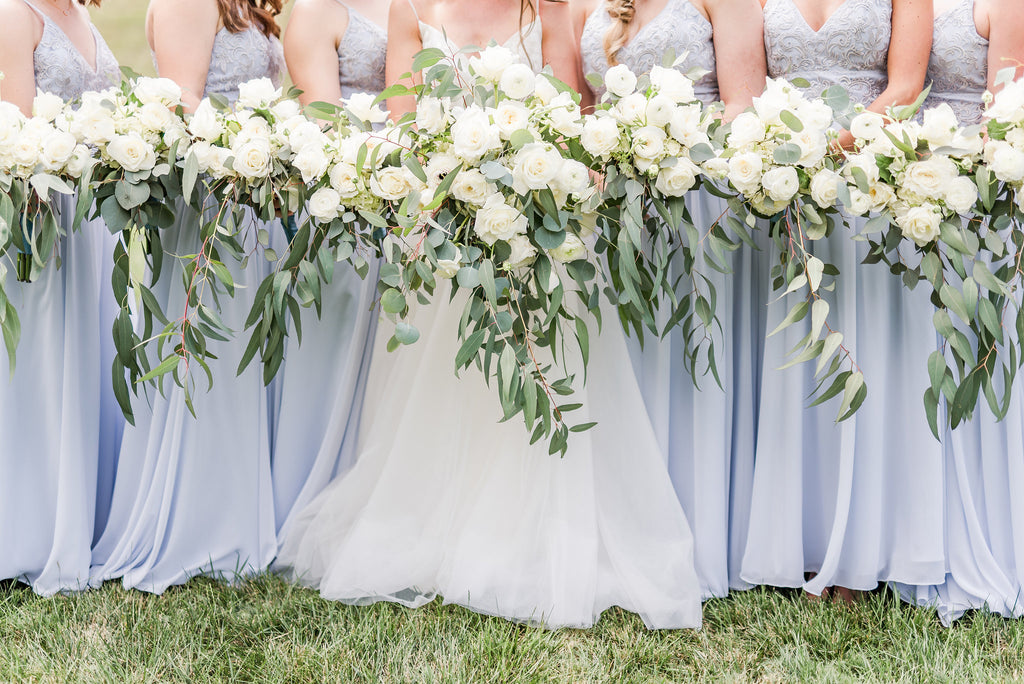 eucalyptus bridesmaid bouquet 