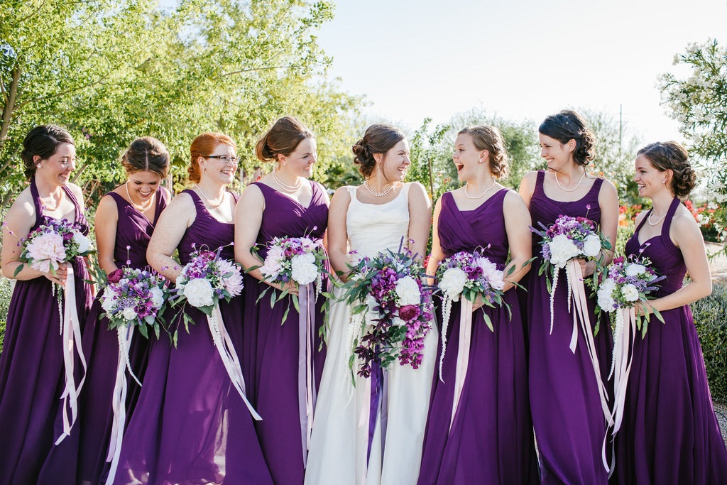 Eggplant Bridesmaid Dresses | Kennedy Blue