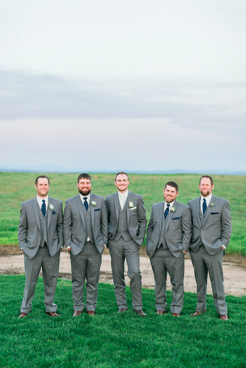 These handsome fellas are all ready for the wedding! | An Elegant, Blush Pink, Rustic Wedding | Kennedy Blue | Catherine Leanne Photography