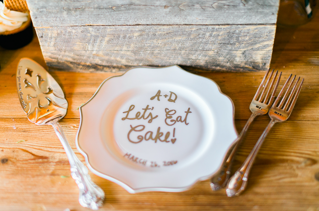 Beautiful cake plates at country wedding! | An Elegant, Blush Pink, Rustic Wedding | Kennedy Blue | Catherine Leanne Photography