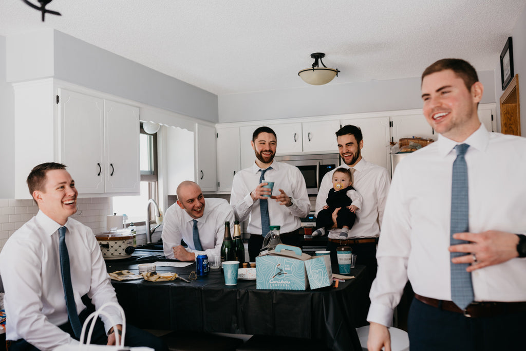 Groomsmen getting ready 