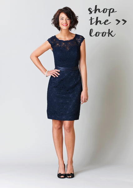 Shop Kennedy Blue Bridesmaid Dress Harper in Navy