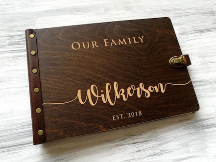 Photo Album for Couple | Sentimental Wedding Gifts for Couple Kennedy Blue