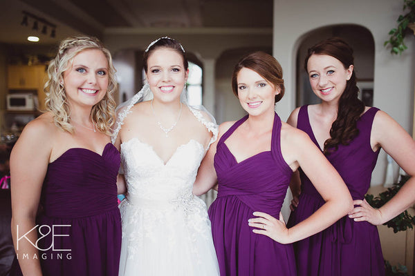 Eggplant Bridesmaid Dresses