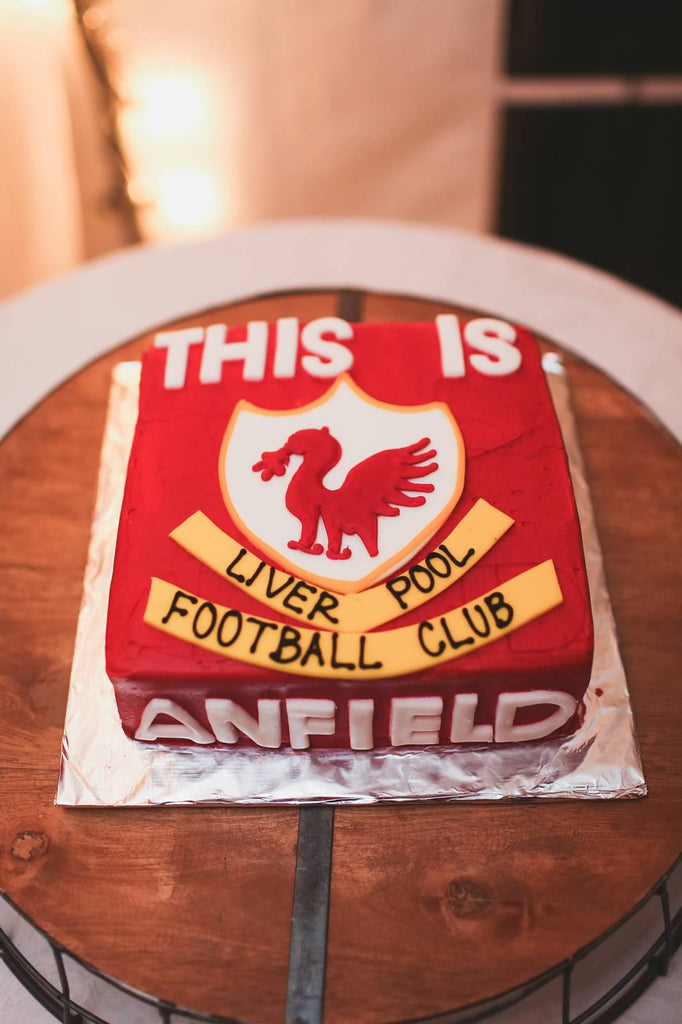A Liverpool themed groom's cake! | A Whimsical Autumn Wedding | See the full gallery here!