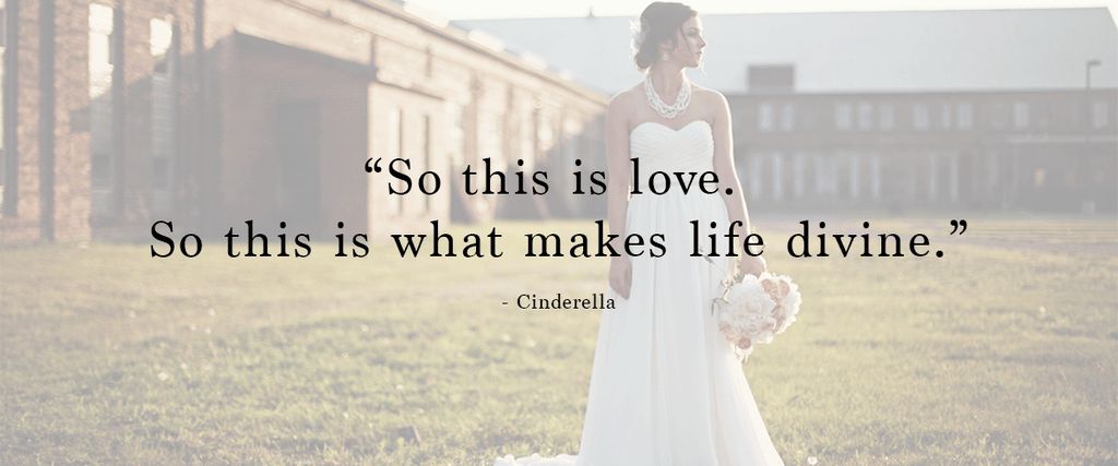 "So this is love. So this is what makes life divine." | Ways to Use Love Quotes For Weddings