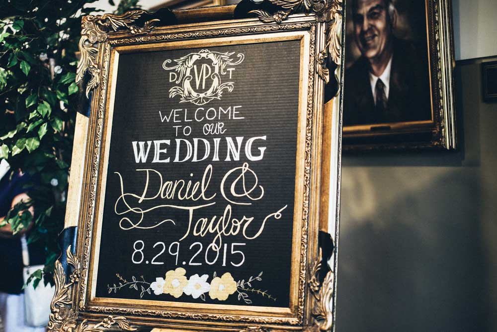 Frame signs, table numbers, photos, etc. for a chic and affordable way to spruce up your wedding decor!