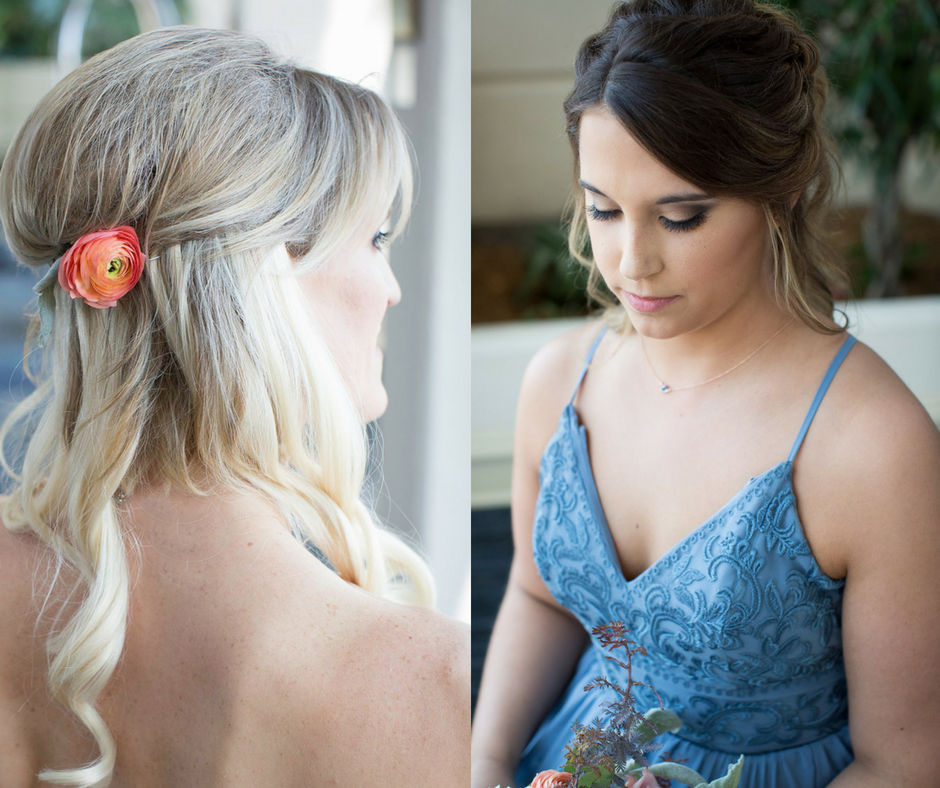 Bridesmaid hairstyle 