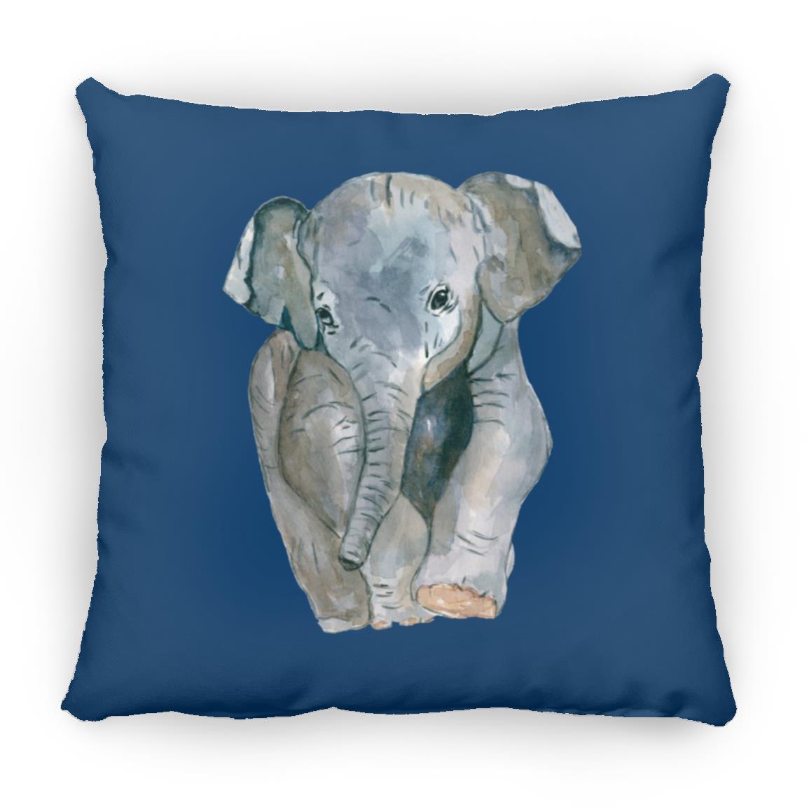 Baby Elephant Oversized Throw Pillow