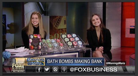 Teens' turn bath bombs into multi-million dollar business