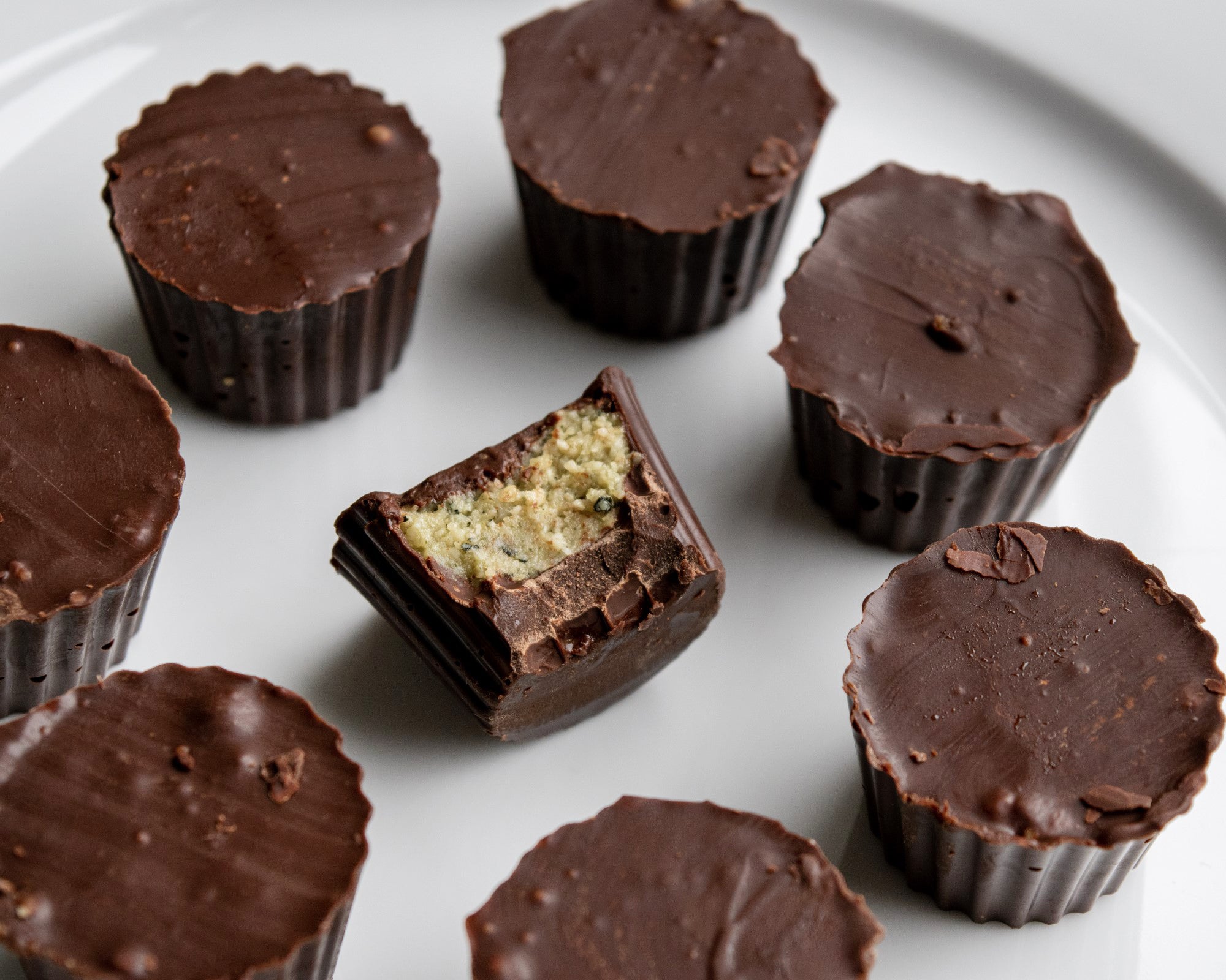 Chocolate Pumpkin Seed Butter Cups