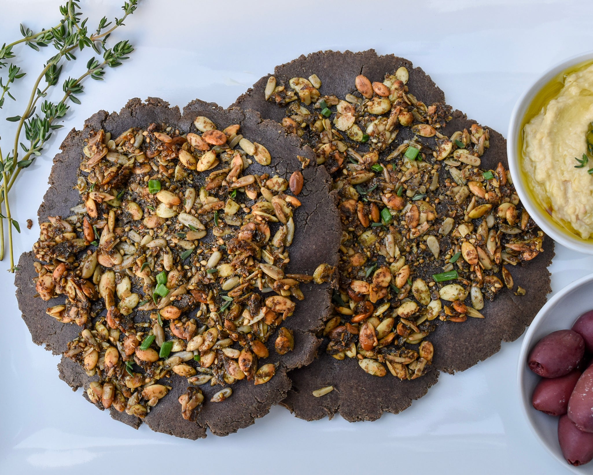 Buckwheat & Za'atar Flatbread