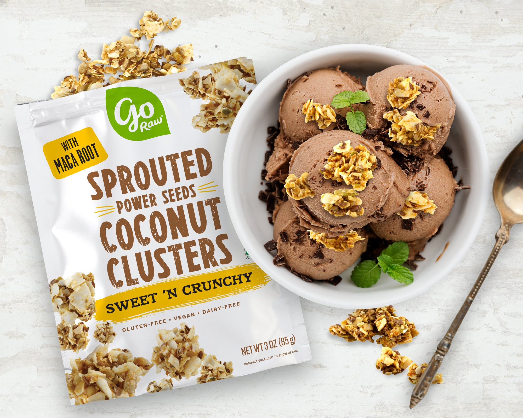 Organic Sweet ‘n Crunchy Sprouted Seed Coconut Clusters
